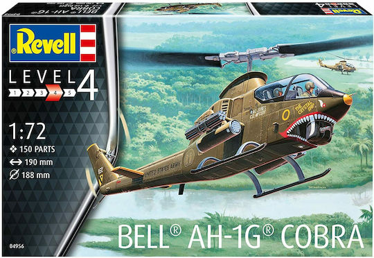 Revell Φιγούρα Μοντελισμού Ελικόπτερο Bell AH-1G Cobra 150 Κομματιών σε Κλίμακα 1:72 19x18.3εκ.