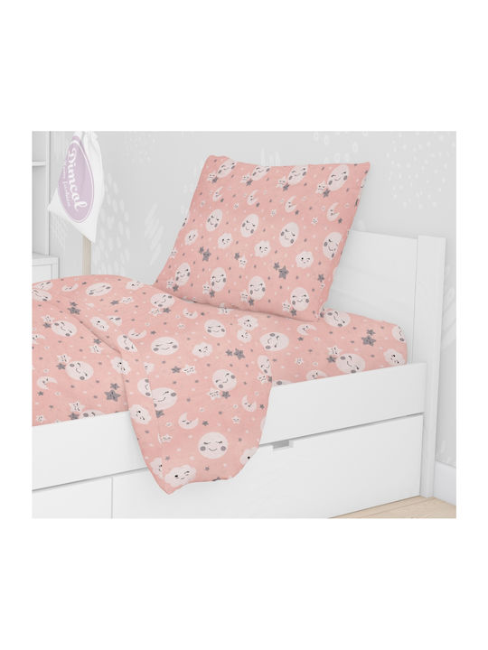 Dimcol Smile Kids Cotton Pillowcase 50x70cm 82 Coral 1925813108008283