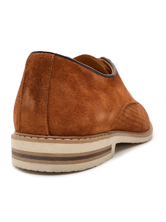 SY-35-03 Leder Herren Freizeitschuhe Tabac Braun