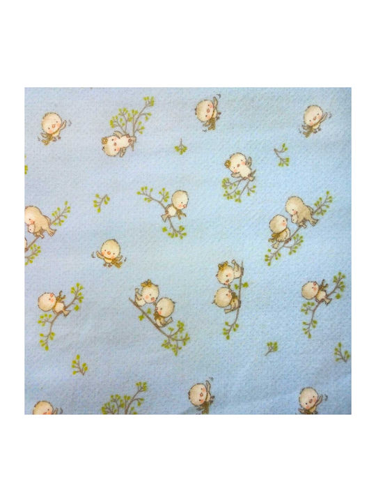 Dimcol Birds Kids Cotton Pillowcase 50x70cm 14 Sky Blue