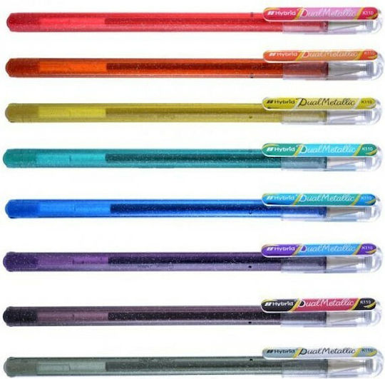 Pentel Hybrid Dual Metallic Gel Stifte