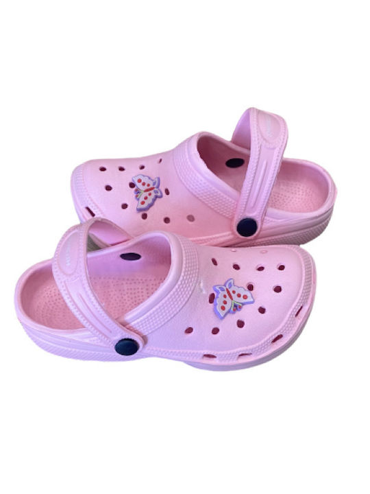 Mitsuko Children's Beach Clogs Pink