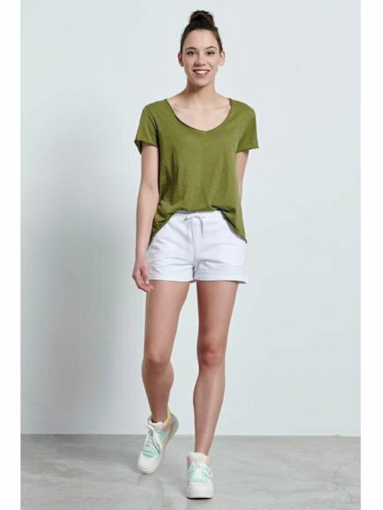 Women's Sporty Shorts White