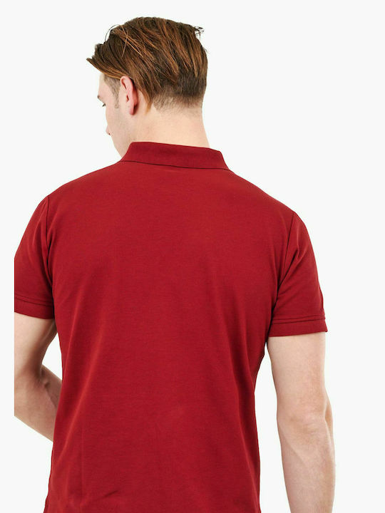 Geox Men's Short Sleeve Blouse Polo Red