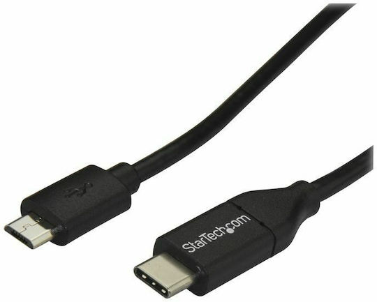StarTech Cablu USB 2.0 USB-C Masculin - micro USB-B Negru 2m USB2CUB2M