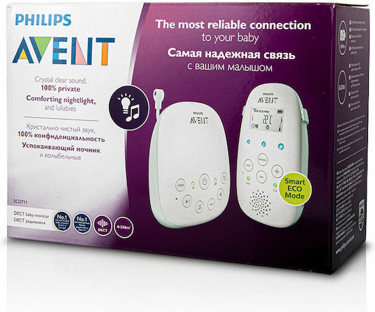 Philips Wireless Baby Monitor , with Two-way Communication & Lullabies