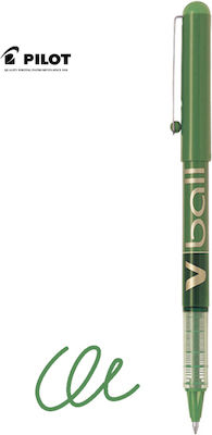 Pilot V-Ball Pen Rollerball 0.7mm with Green Ink