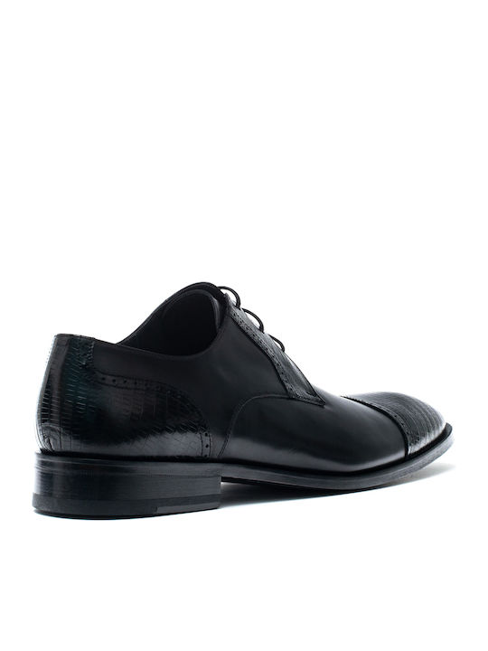 5342 Leder Herrenschuhe Schwarz 712534243/BLACK