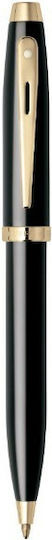Sheaffer 100 Series Glossy Black With Gold Tone Trim Pen Ballpoint
