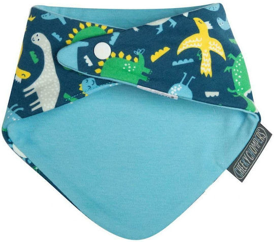 Cheeky Chompers Dino & Stripes Бандана Текстил с бутон Многоцветна 2бр