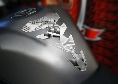 One Design Klebender Tankschutz Onedesign Yamaha Gray
