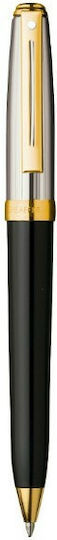 Sheaffer Prelude Black Onyx Lacquer with 22K Gold Plate Trim Ballpoint Pen