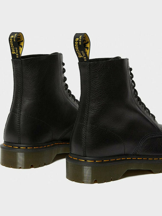 1460 Bex Pisa Leather Black Combat Boots
