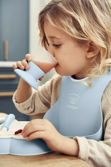 BabyBjorn Бебешки и детски чаши Baby Cup от пластмаса Син 2бр 100мл за 8m+m+