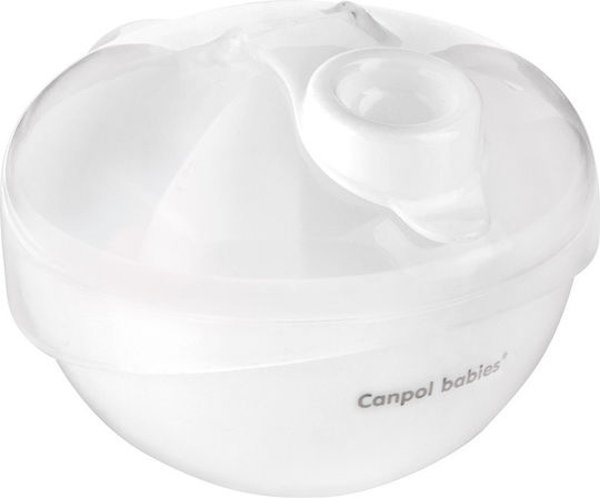 Canpol Babies Milchpulverdosierer für 3 Portionen Essen Weißs 1Stück