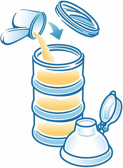 Nuk Milk Powder Doser for 3 Food Servings Blue 1pcs