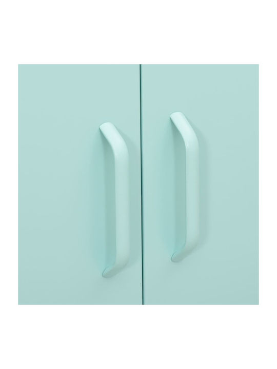 Metallisches Büroaufbewahrungsschubladenschrank Mint Grün 80x35x101,5cm
