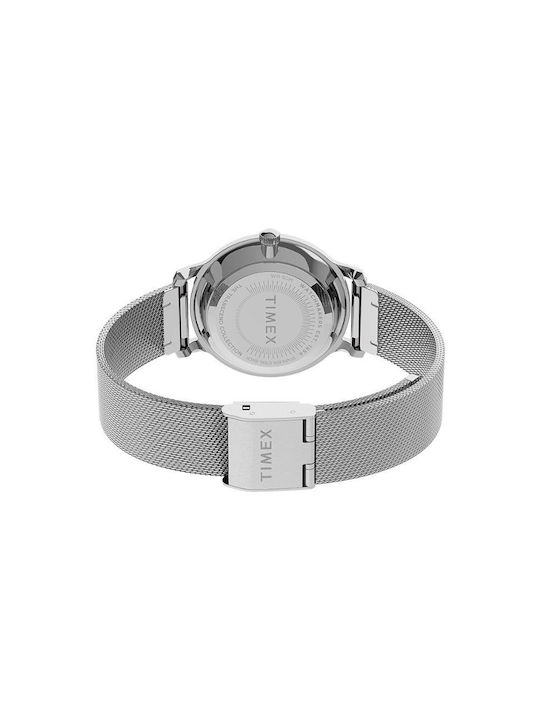 Timex Transcend Ceas cu Argintiu Brățară Metalică