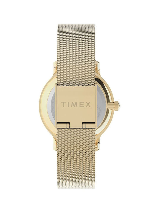 Timex Transcend Women's Watch with Gold Metal Bracelet