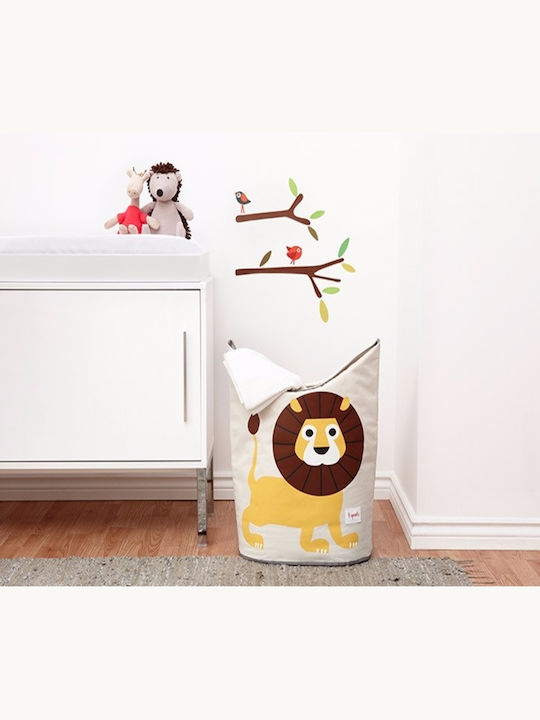 3 Sprouts Детска кошница за играчки Orangutan Сив 50x29x57см 1бр