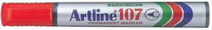 Artline 107 Маркер 1.5мм Червен