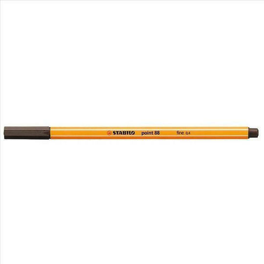 Stabilo Point 88 Μαρκαδόρος Σχεδίου Καφέ 0.4mm