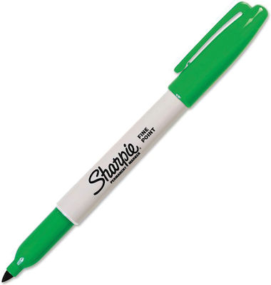 Sharpie Fine Point Marker Permanent 1mm Verde