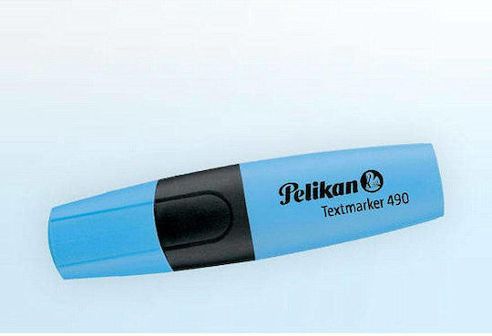 Pelikan Textmaker 490 Μαρκαδόροι Υπογράμμισης Μπλε 5mm Σετ 10τμχ