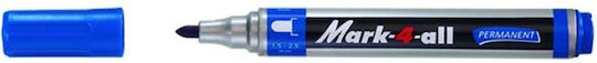 Stabilo 651 Mark 4 All Permanent Marker 2.5mm Blue