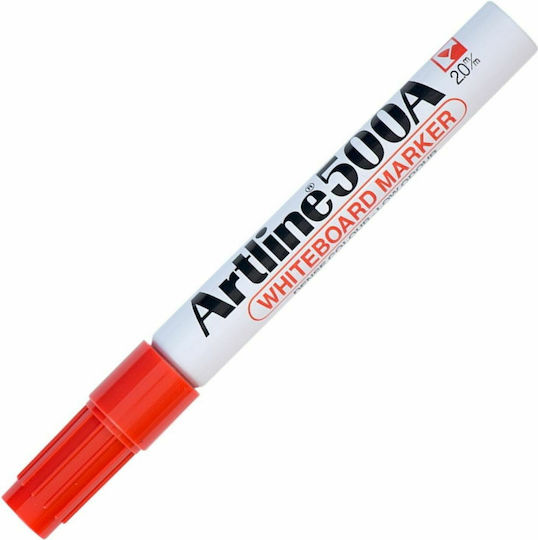 Artline 500A Μαρκαδόρος Πίνακα Κόκκινος 2mm
