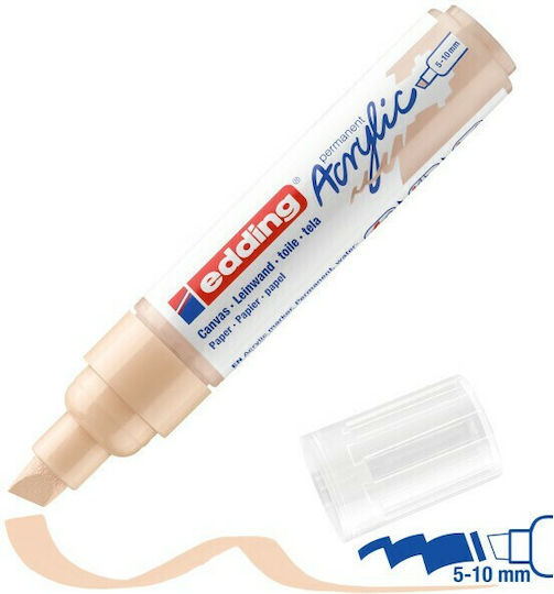 Edding 5000 Ακρυλικός Μαρκαδόρος Μπεζ 10mm