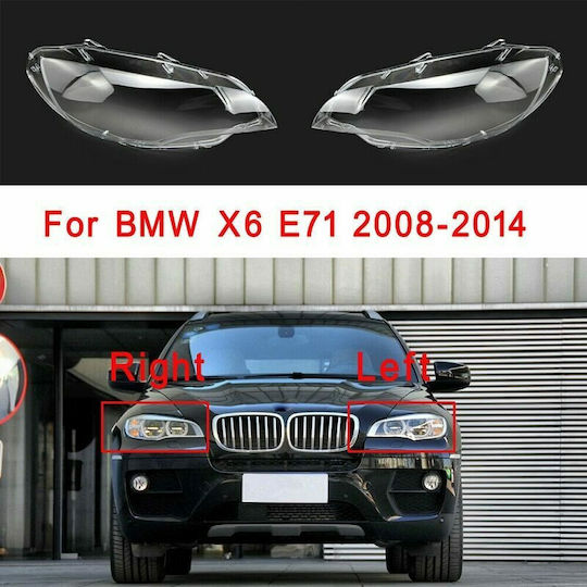 Carner Кристал на фаровете за BMW X6 E71 2008-2015 2бр