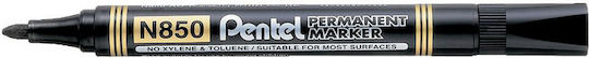 Pentel N850 Ανεξίτηλος Μαρκαδόρος Μαύρος 1.5mm