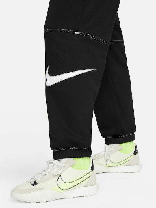 High Waist Sweatpants Jogger Black
