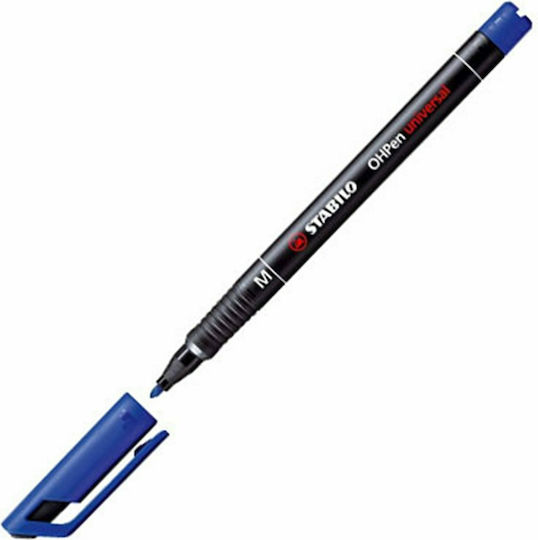 Stabilo ΟΗPen Universal M Маркер за Прозрачни Филми 1мм Син