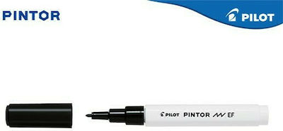 Pilot Pintor Extra Fine Μαρκαδόρος Σχεδίου 0.7mm Μαύρος