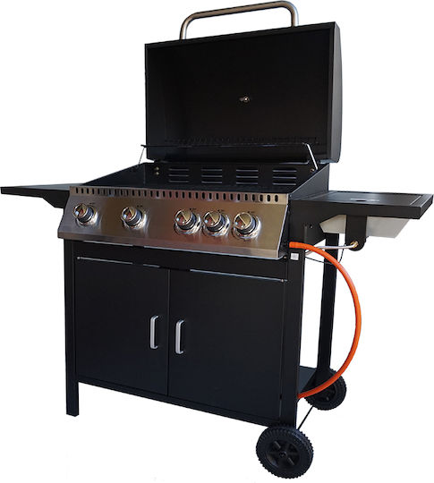 Berkman Gas Grill with 4 pcs 12kW and Side Burner