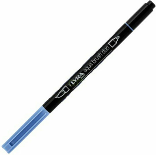 Lyra Aqua Brush Duo Design Marker 4mm Blue