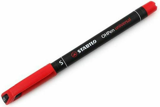 Stabilo OHPen Universal S Маркери за Прозрачни Филми 0.4мм Червен 40бр