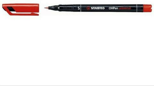 Stabilo OHPen Universal S Маркери за Прозрачни Филми 0.4мм Червен 40бр