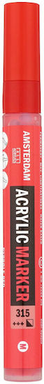 Royal Talens Amsterdam 315 Ανεξίτηλος Μαρκαδόρος Pyrrole Red 4mm