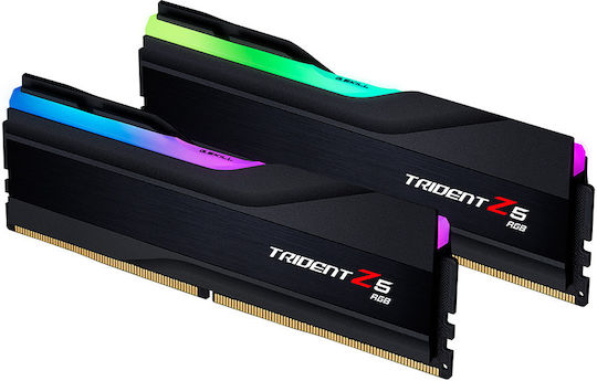 G.Skill Trident Z5 RGB 32GB DDR5 RAM cu 2 module (2x16GB) și Viteză 6000 pentru Desktop