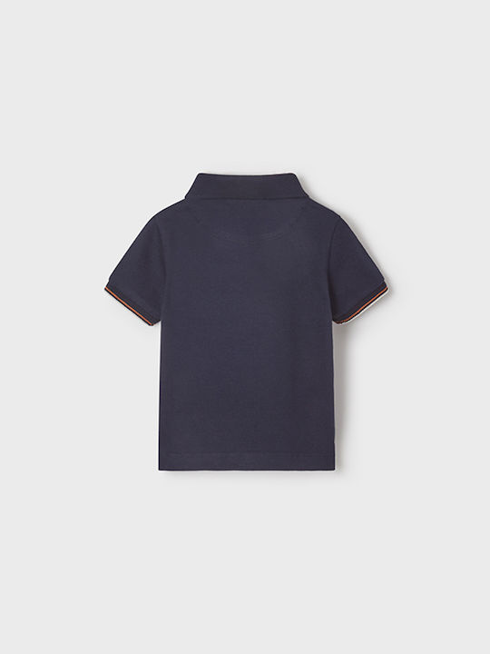 Mayoral Kids Polo Short Sleeve Blue