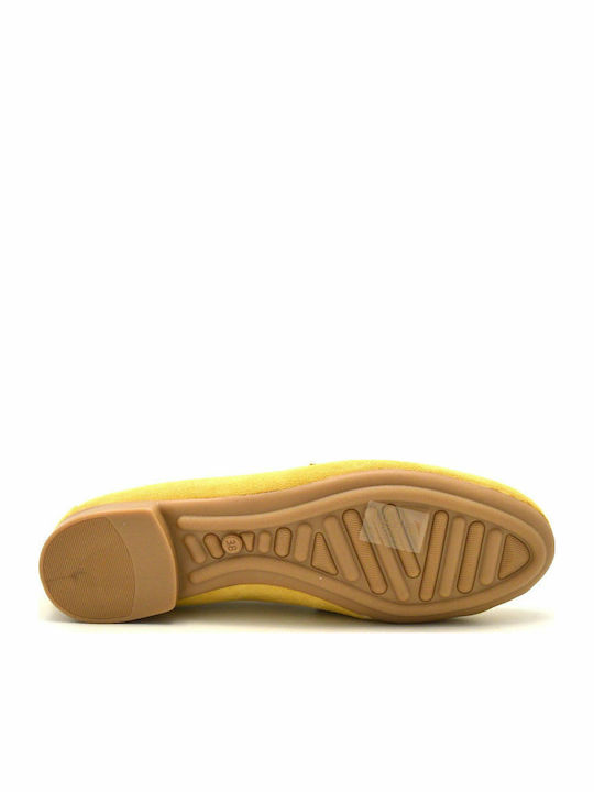 Women's Loafers in Yellow Color