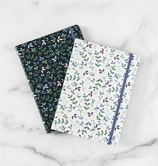 Filofax Σημειωματάριο A5 Ριγέ με Λάστιχο Πράσινο