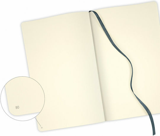 Castelli Harris Notebook A6 Ruled with Pen Holder Gray