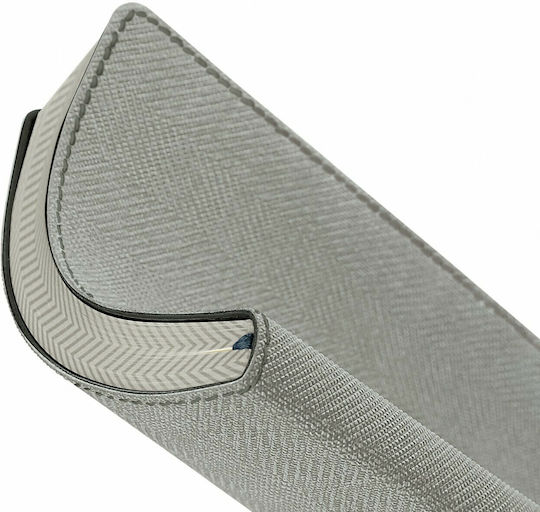 Castelli Harris Notebook A6 Ruled with Pen Holder Gray