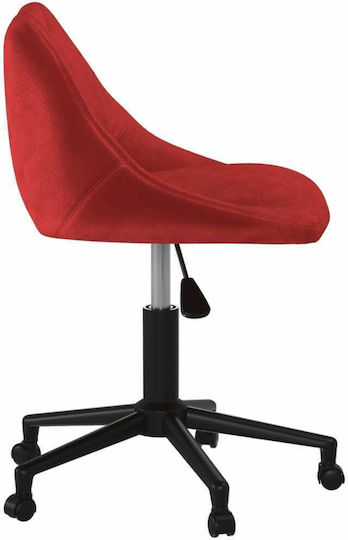 vidaXL Scaun De Birou Burgundy