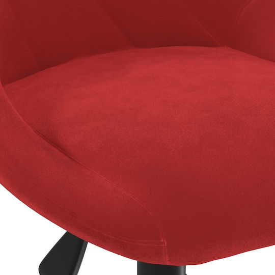 vidaXL Scaun De Birou Burgundy