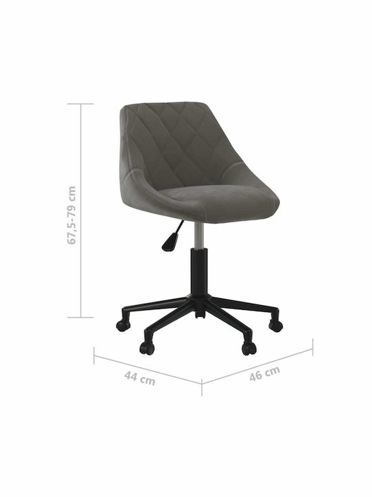 vidaXL Office Chair Dark Grey